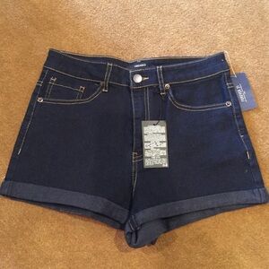 NWT Forever 21 Blue Denim Shorts Sz 27